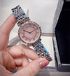 Classic Stainless Steel Rhinestone Watch For Women-SunglassesCraft