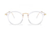 Trendy New Style Blue Block Clear Lens Round Eyeglasses For Men And Women
