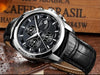 Luxury Brand Full Steel Leather Strap Mechanical Sapphire Watch