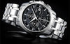 Luxury Brand Full Steel Leather Strap Mechanical Sapphire Watch