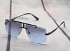 New Stylish Ranveer Singh Rimless Sunglasses For Men-SunglassesCraft