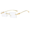 Retro Rimless Fashion Sunglasses For Unisex-SunglassesCraft