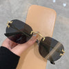 Trendy Rimless Cool Shades Sunglasses For Unisex-SunglassesCraft