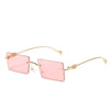 Rimless Fashion Brand Sunglasses For Unisex-SunglassesCraft