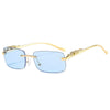 Vintage Rimless Brand Sunglasses For Unisex-SunglassesCraft
