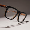Beckham Style Tiger Rectangular Eyewear For Unisex-SunglassesCraft