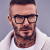 Beckham Style Black Rectangular Eyewear For Unisex-SunglassesCraft