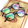 Retro Round Eyeglasses Frame With Blue Ray Lens For Unisex-SunglassesCraft