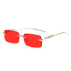 Retro Rimless Frame Sunglasses For Unisex-SunglassesCraft