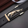 Fashionable Jaguar Alloy Buckle Designer Belt For Men's-SunglassesCraft