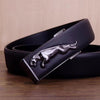 Fashionable Jaguar Alloy Buckle Designer Belt For Men's-SunglassesCraft