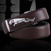 Fashionable Jaguar Alloy Buckle Designer Belt For Men's-SunglassesCraft
