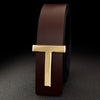 Luxury Famous T Letter Genuine Leather Belt For Men's-SunglassesCraft