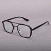 Classic Hexagon Design Black Clear Sunglasses For Unisex-SunglassesCraft