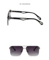 Trendy Rimless Fashion Sunglasses For Men And Women - SunglassesCraft