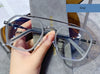 New Fashion Anti Blue Light Glasses Vintage Pilot Metal Double Beam Sunglasses For Men And Women-SunglassesCraft