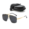 Retro Oversize Brand Sunglasses For Unisex-SunglassesCraft