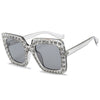 Big Square Frame Designer Shades Sunglasses For Unisex-SunglassesCraft