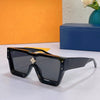 Oversized  Square Retro Fashion Polarized Mirror Stacked Sunglasses For Unisex-SunglassesCraft