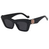 2021 Brand Design Thick Frame 90s Fashion Outfit Vintage Oversized Cat Eye  Women Sunglasses-SunglassesCraft
