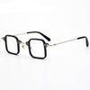 Acetate Metal Small Square Eyeglasses For Unisex-SunglassesCraft