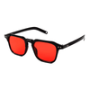 Candy Square Black-Red Lens Sunglasses For Men And Women-SunglassesCraft