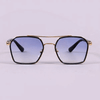 Classic Hexagon Design Shaded Aqua Sunglasses For Unisex-SunglassesCraft