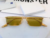 2021 New Fashion Square Metal Frame Sunglassses For Men And Women-SunglasssesCraft