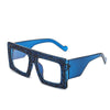Luxury Frame Vintage Full Diamond Clear Lens Thick Frame Square Sunglasses For Men And Women-SunglassesCraft