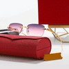 Top Rimless Brand Sunglasses For Unisex-SunglassesCraft