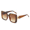 Trendy Big Square Frame Sunglasses For Unisex-SunglassesCraft