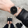 Fashion Women Stainless Steel Mesh Belt Quartz Lady  Wristwatch  -SunglassesCraft