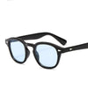 Fashion Johnny Depp Style Round Sunglasses With Clear Tinted Lens For Unisex-SunglassesCraft