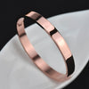 Stainless Steel Polished Cuff Bangle Style Bracelet For Unisex-SunglassesCraft