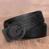 Fashion Vintage G Buckle Leather Designer Belt For Men-SunglassesCraft