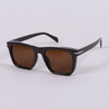 Beckham Style Brown Square Sunglasses For Unisex -SunglassesCraft