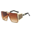2021 Luxury Vintage Gradient Brand Shield Style Frame Sunglasses For Unisex-SunglassesCraft