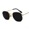 New Trendy Vintage High Quality Round Metal Frame Sunglasses For Unisex-SunglassesCraft
