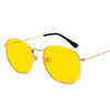 New Trendy Vintage High Quality Round Metal Frame Sunglasses For Unisex-SunglassesCraft