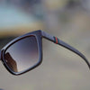 Brown Square Retro Sunglasses For Men And Women-SunglassesCraft