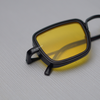 Stylish Square Yellow And Black Retro Sunglasses For Men And Women-SunglassesCraft
