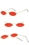 2019 Small Oval Round Retro Metal Frame Sunglasses For Men And Women-SunglassesCraft