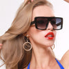 Vintage Luxury Fashion Mirrored Square Sunglasses For Men And Women-SunglassesCraft