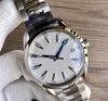 Luxury Classic Mechanical Automatic Movement Watch,Fashion Stainless Steel Self Wind Silver Sport Wristwatch