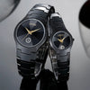 Brand Luxury Black Lover Women Men Ceramic Couple Watches-SunglassesCraft