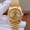 Top Brand Luxury 18K Gold High Quality Stainless Steel Calendar Geneva Male Wristwatch For Men-SunglassesCraft