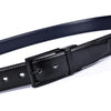 Classic & Fashion Designs Black/blue Two in One Belts with Rotated Buckle ceinture-Men's Leather Reversible Belt-SunglassesCraft