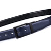 Classic & Fashion Designs Black/blue Two in One Belts with Rotated Buckle ceinture-Men's Leather Reversible Belt-SunglassesCraft