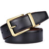 Men's Leather Reversible Belts Adjustable Antique Style Rotated Buckle 2 In 1-SunglassesCraft