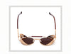 Retro Round Metal Sunglasses Steampunk For Men And Women-SunglassesCraft